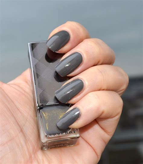 burberry nail polish steel grey.